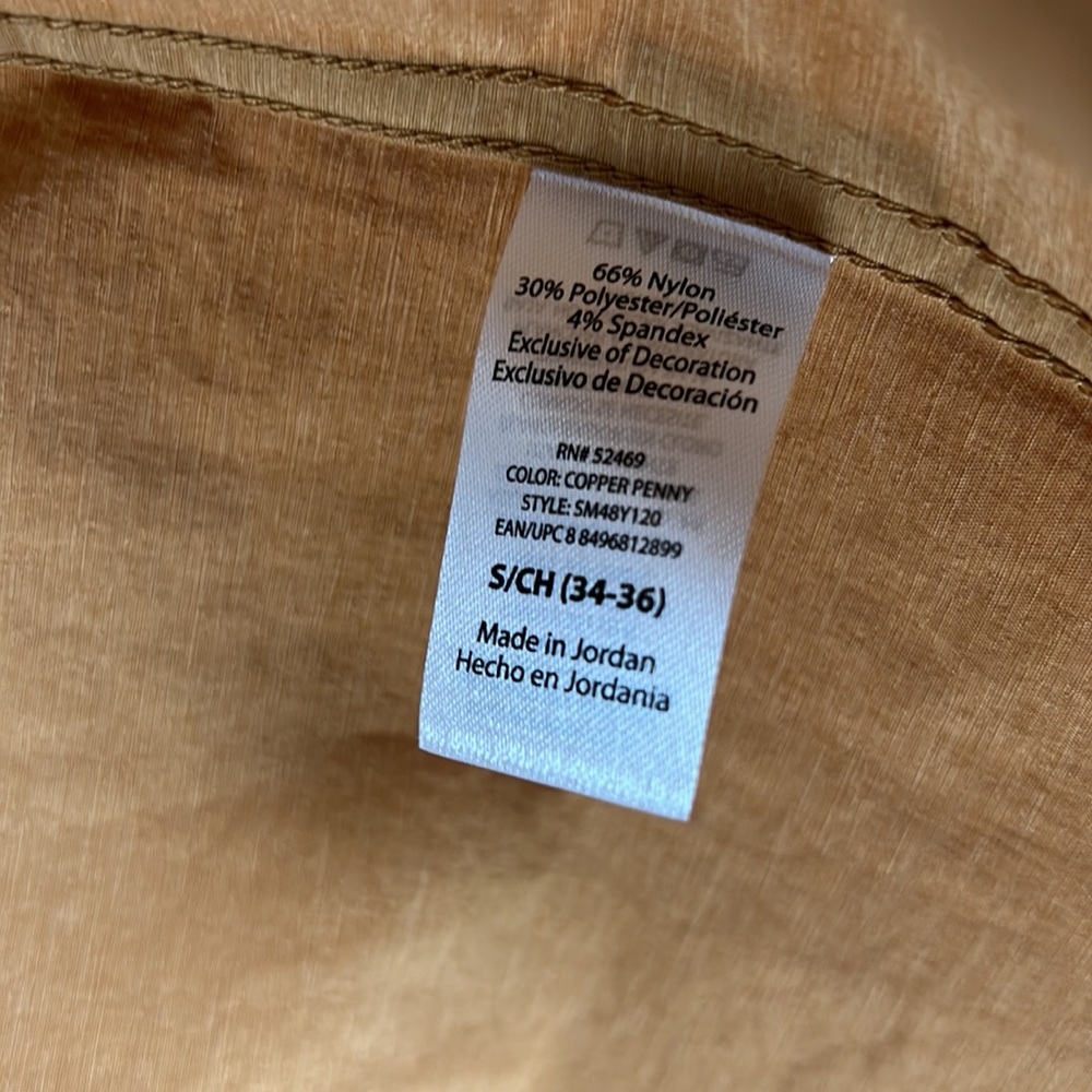 Swiss Tech Camel Colored Button Down - image 3